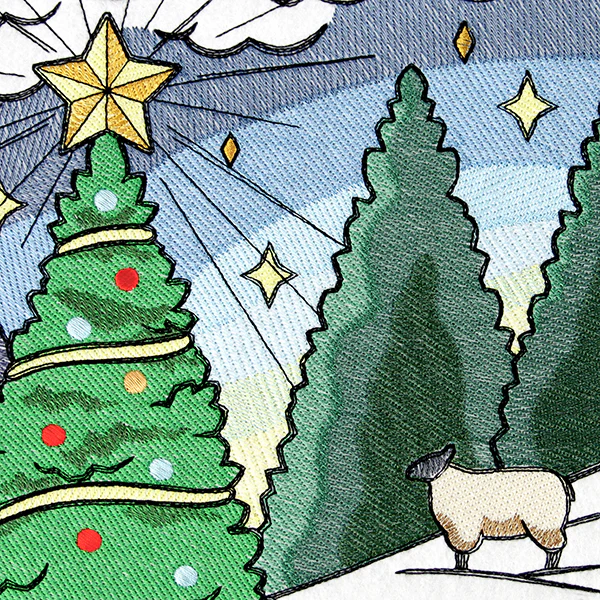 Christmas on the Farm Scene - Block 1 - Image 3
