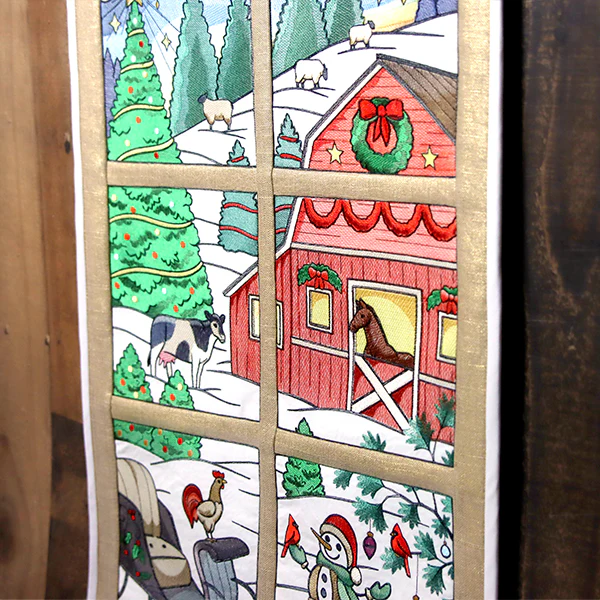 Christmas on the Farm Scene - Block 3 - Image 12