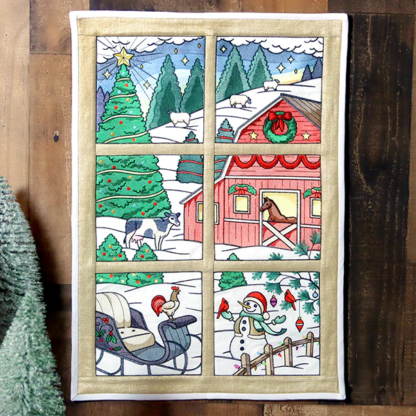 Christmas on the Farm Scene - Block 3 - Image 8