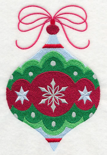 Christmas Ornament with Snowflake