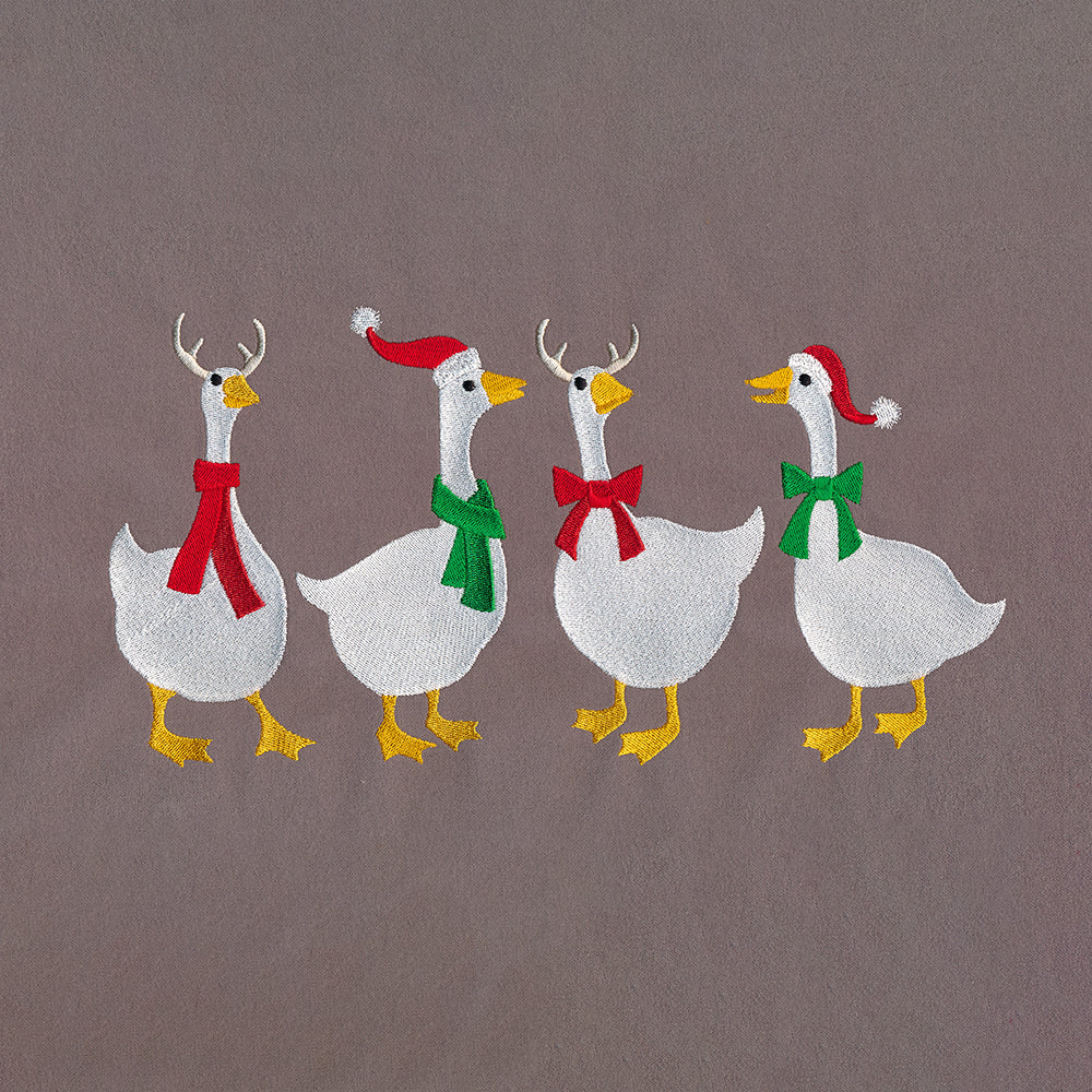 Christmas Party Geese Border - Image 5