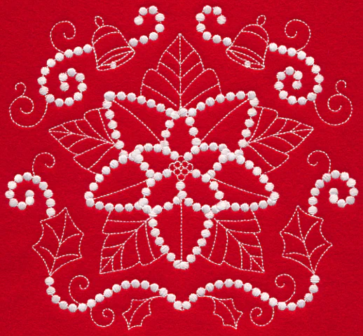 Christmas Poinsettia (Candlewicking) - Image 2
