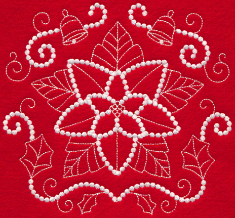 Christmas Poinsettia (Candlewicking) - Image 3