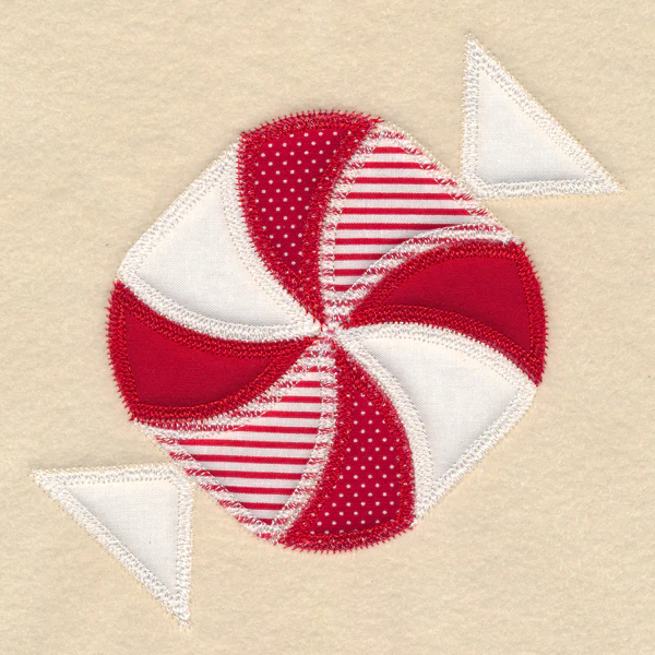 Christmas Quilt Block - Candy (In-the-Hoop)