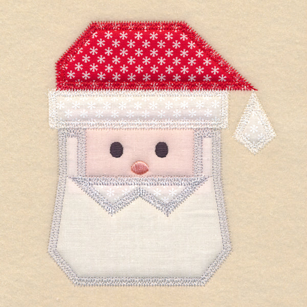 Christmas Quilt Block - Santa (In-the-Hoop) - Image 2