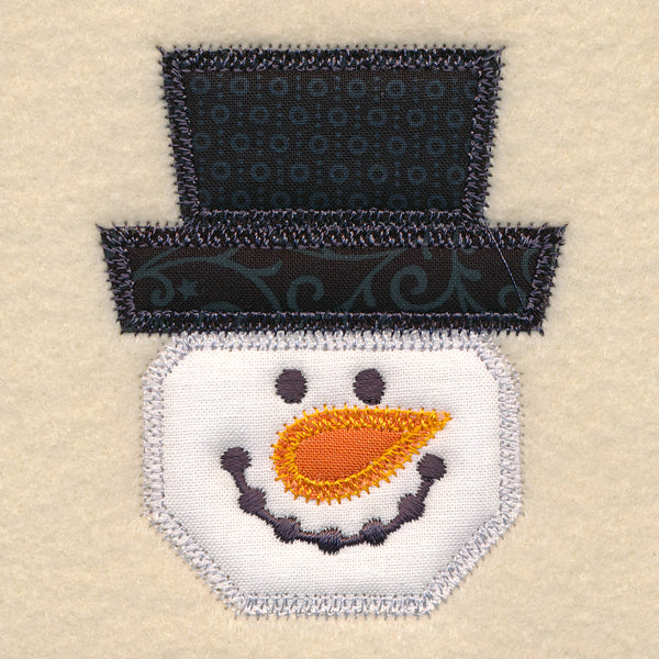 Christmas Quilt Block - Snowman (In-the-Hoop) - Image 5