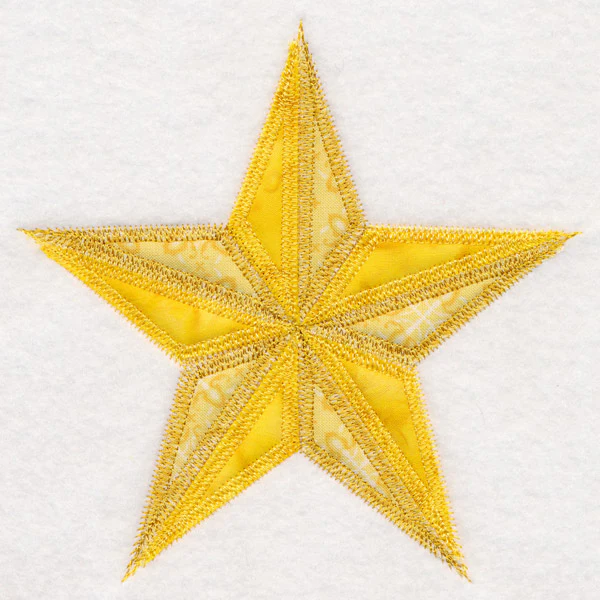 Christmas Quilt Block - Star (In-the-Hoop) - Image 2
