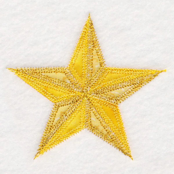 Christmas Quilt Block - Star (In-the-Hoop) - Image 6