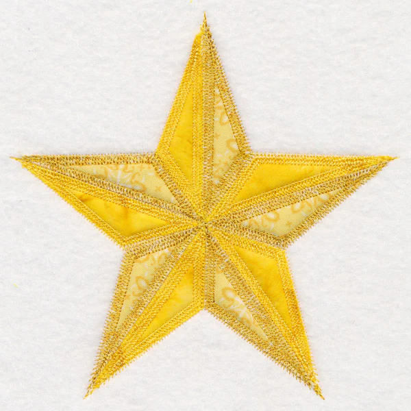 Christmas Quilt Block - Star (In-the-Hoop) - Image 7