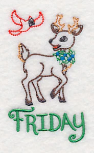 Christmas Reindeer - Friday (Vintage) - Image 2