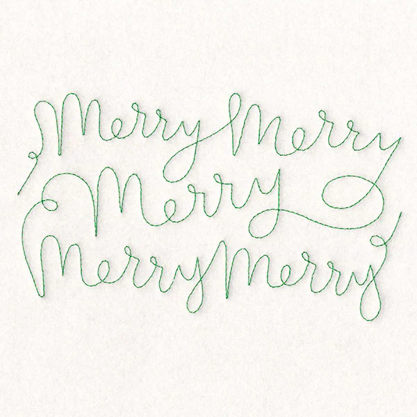 Christmas Sayings - Merry (Edge-to-Edge Quilting) - Image 4