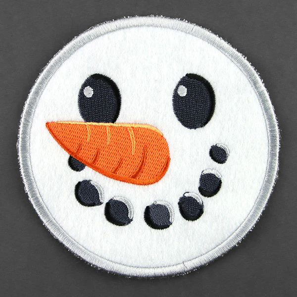 Christmas Snowman Face Coaster (In-the-Hoop) - Image 5