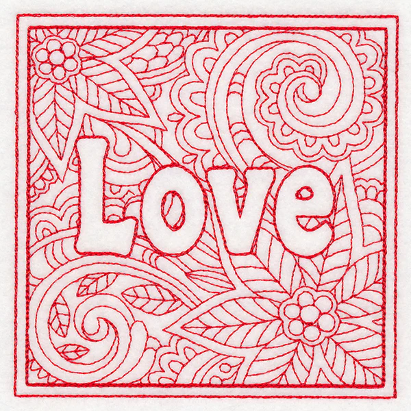 Christmas Spirit Quilting - Love (Double Run) - Image 4
