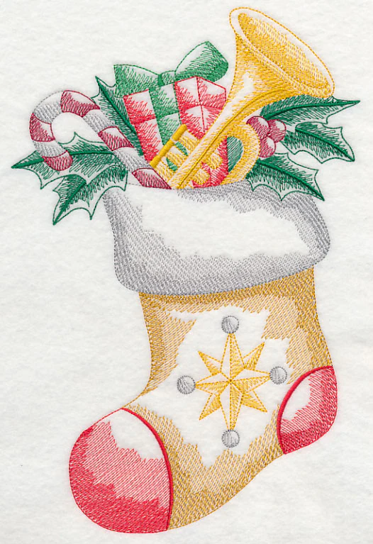 Christmas Stocking (Toile) - Image 11