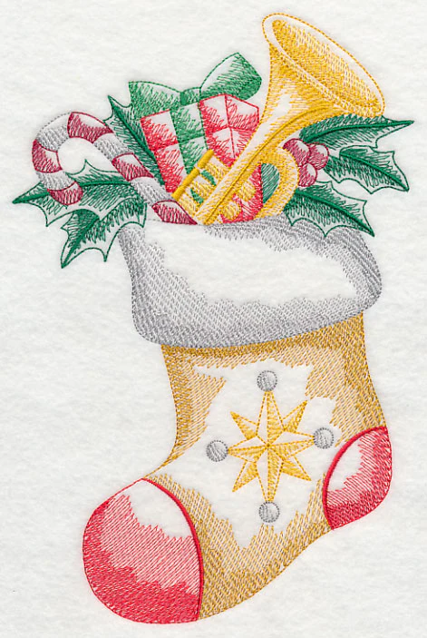 Christmas Stocking (Toile) - Image 3