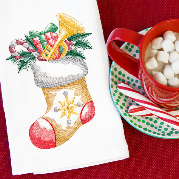 Christmas Stocking (Toile) - Image 4