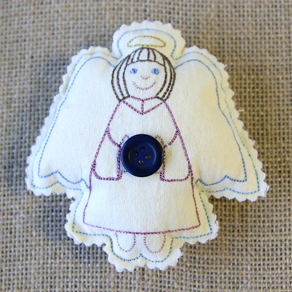 Christmas Stuffie - Angel (In-the-Hoop) - Image 5