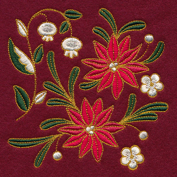 Christmas Textures Poinsettia Corner - Image 5