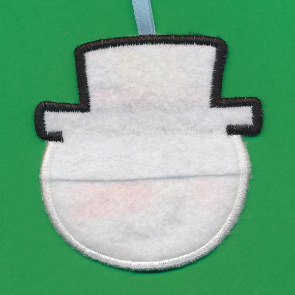 Christmas Treat Holder - Snowman (In-the-Hoop) - Image 2