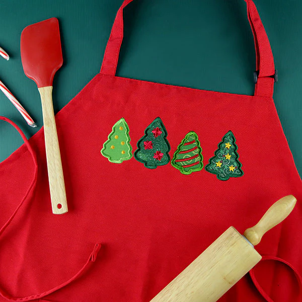 Christmas Tree Border (Applique) - Image 6