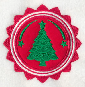Christmas Tree Stamp (Applique) - Image 5