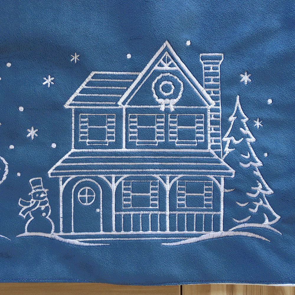 Christmas Village House 2 (Whitework)