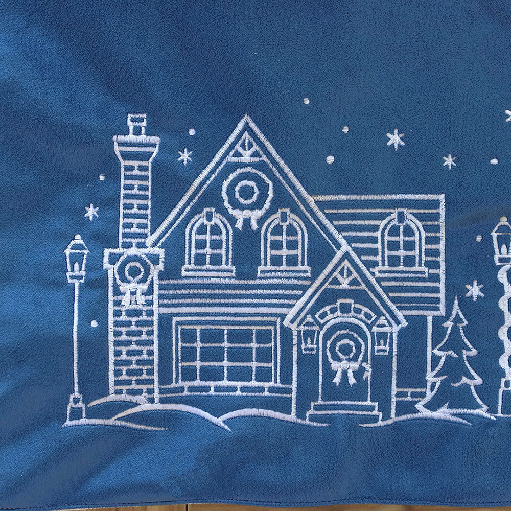 Christmas Village House (Whitework)