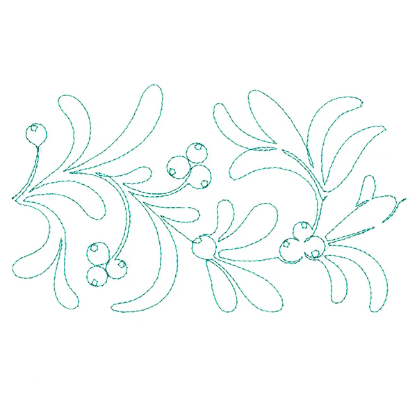 Christmas Wishes - Mistletoe (Edge-to-Edge Quilting) - Image 10