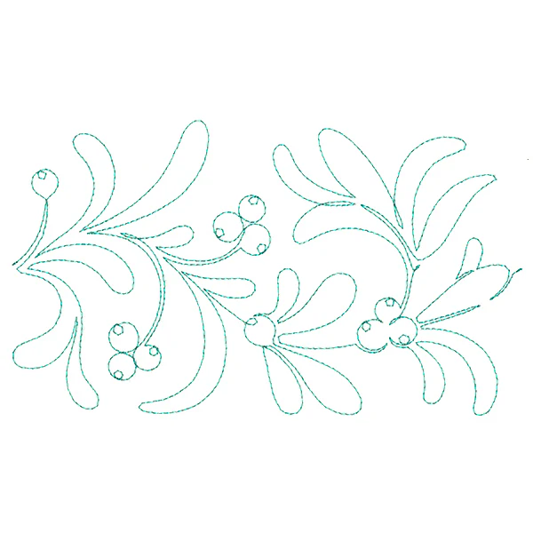 Christmas Wishes - Mistletoe (Edge-to-Edge Quilting) - Image 7