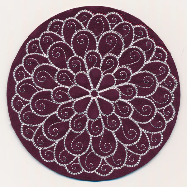Chrysanthemum Coaster (In-the-Hoop)