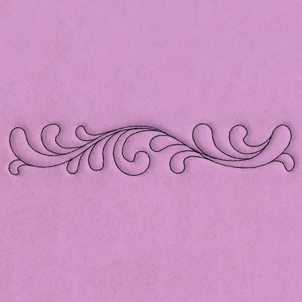 Circle & Texture Quilting - Narrow Border (Double Run) - Image 3