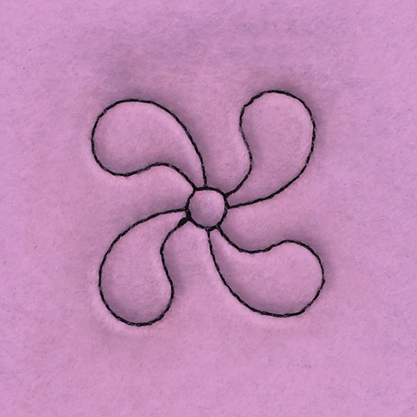 Circle & Texture Quilting - Narrow Corner (Double Run) - Image 3