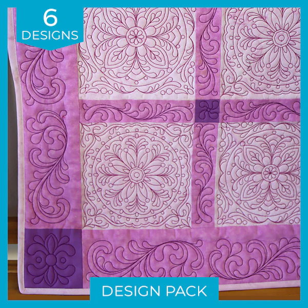 Circles & Texture Quilting (Double Run) Design Pack - Image 109