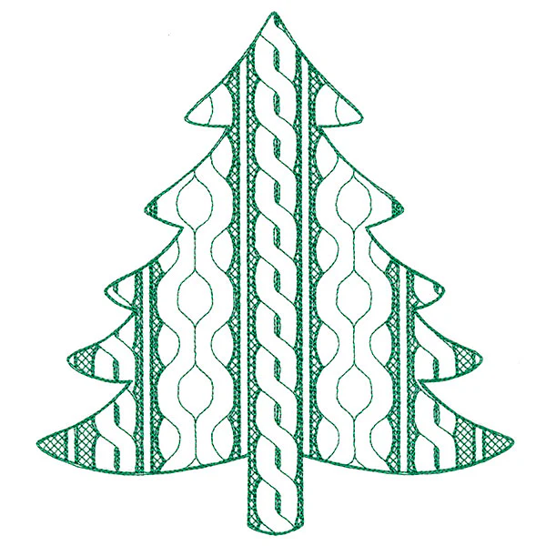 Classic Cable Pattern Tree