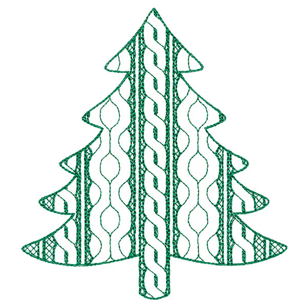 Classic Cable Pattern Tree - Image 5