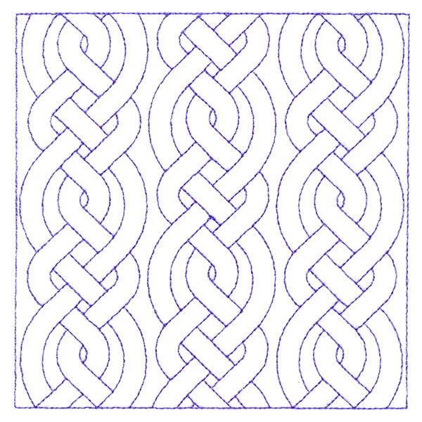 Classic Celtic Cable Square (Double Run) - Image 4