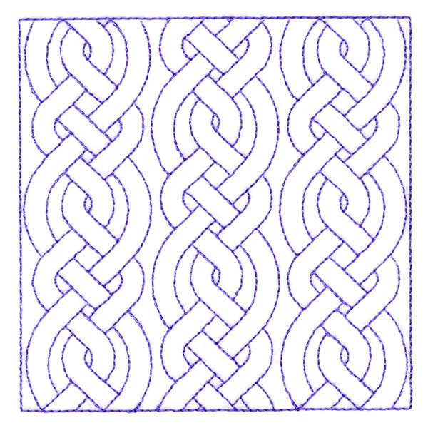 Classic Celtic Cable Square (Double Run) - Image 5