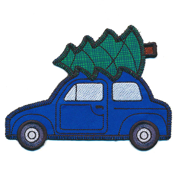 Classic Christmas Car Ornament (In-the-Hoop) - Image 2
