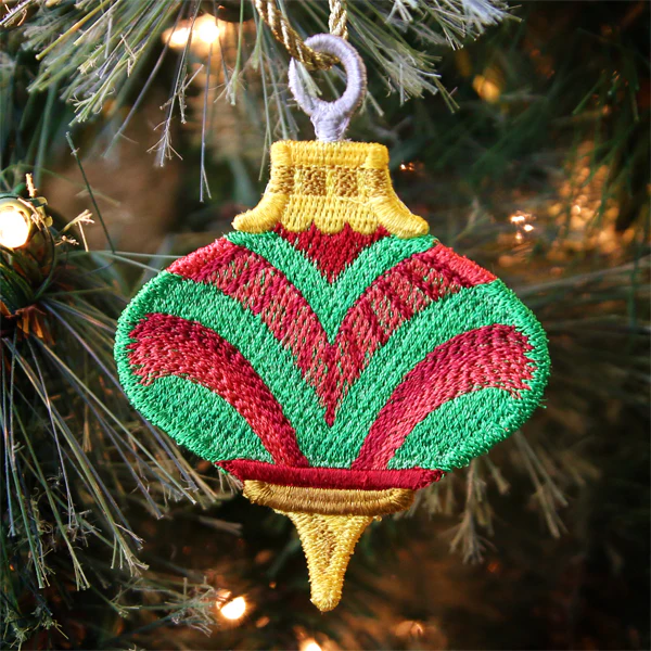 Classic Christmas Ornament (In-the-Hoop) - Image 2