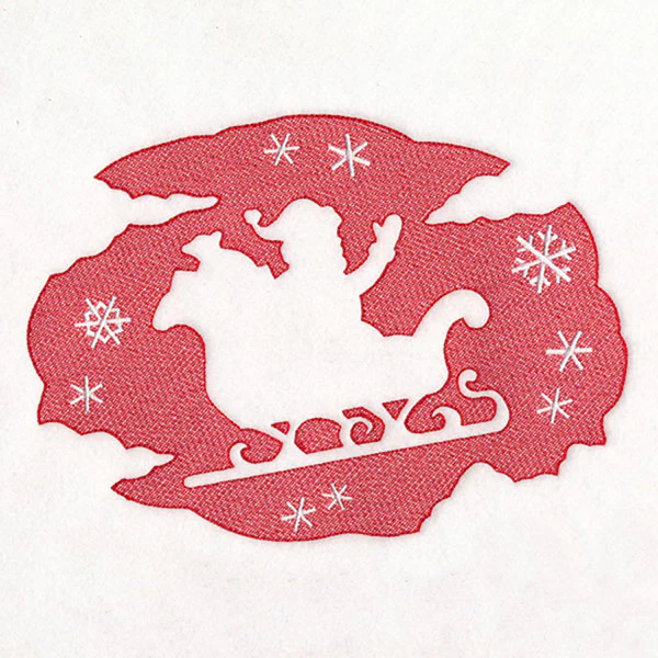 Classic Christmas - Santa's Sleigh (Embossed) - Image 13