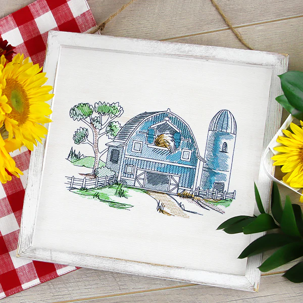 Classic Countryside Barn Scene - Image 6