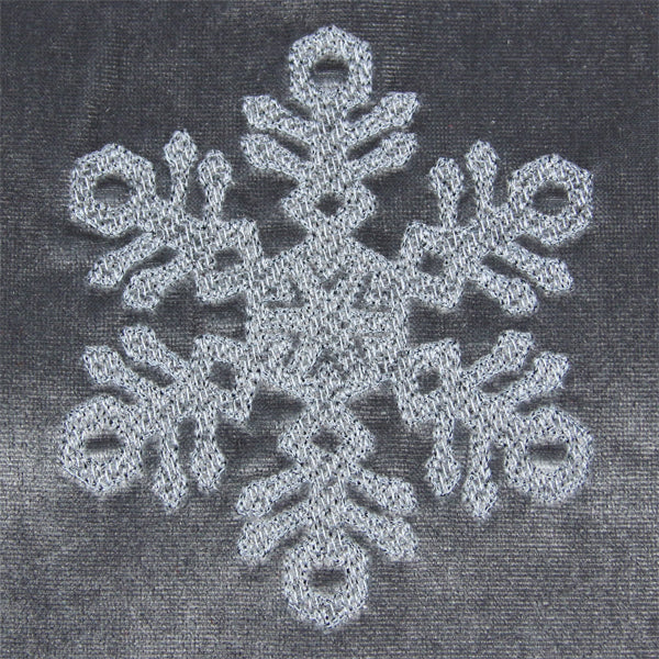 Classic Crystal Snowflake (Embossed) - Image 4