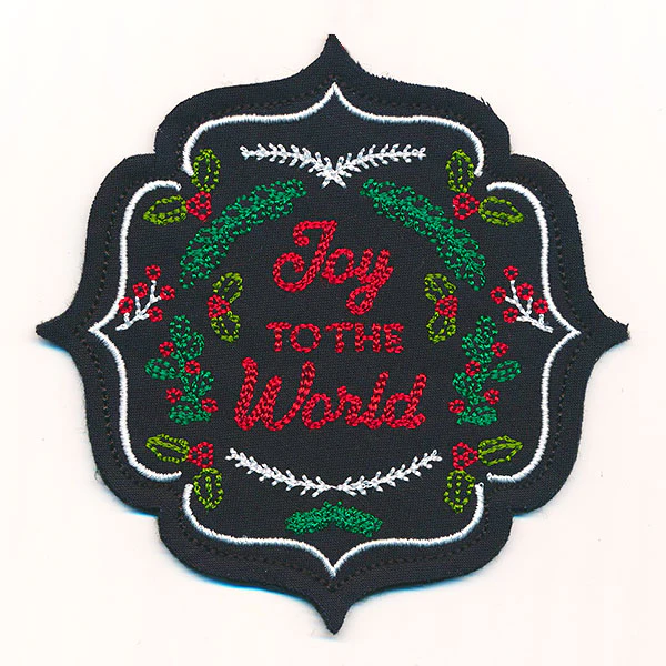 Classic Joy to the World Ornament (In-the-Hoop) - Image 2