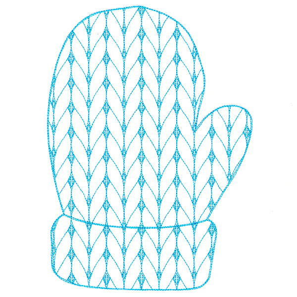 Classic Knitting Pattern Mitten - Image 6