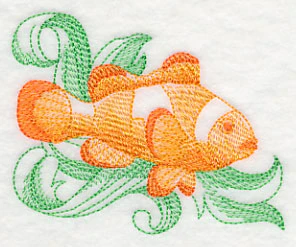 Clownfish with Baroque Background - Image 3