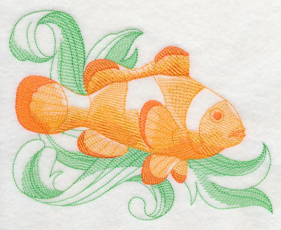 Clownfish with Baroque Background - Image 4