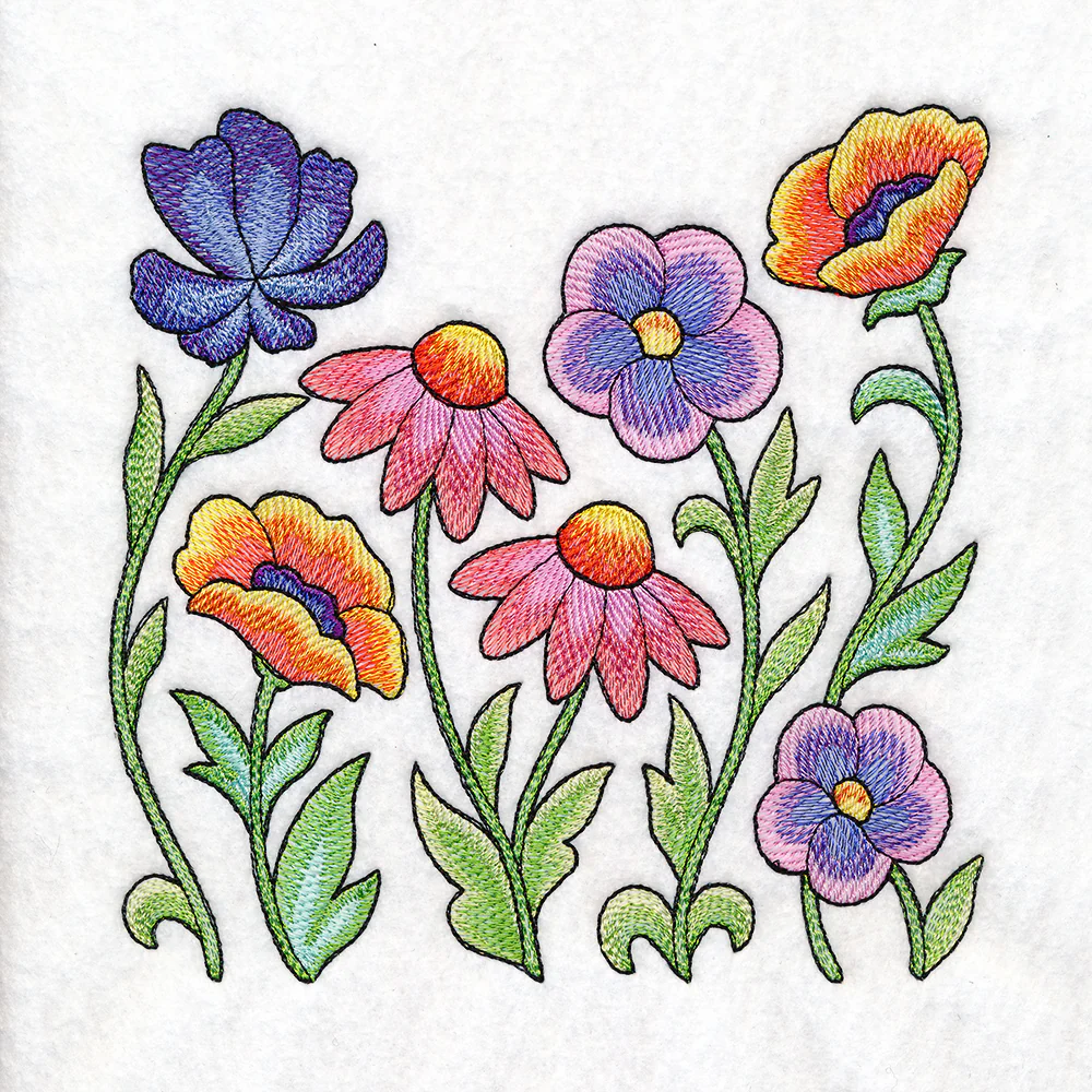Color Theory Floral Square Border - Image 4