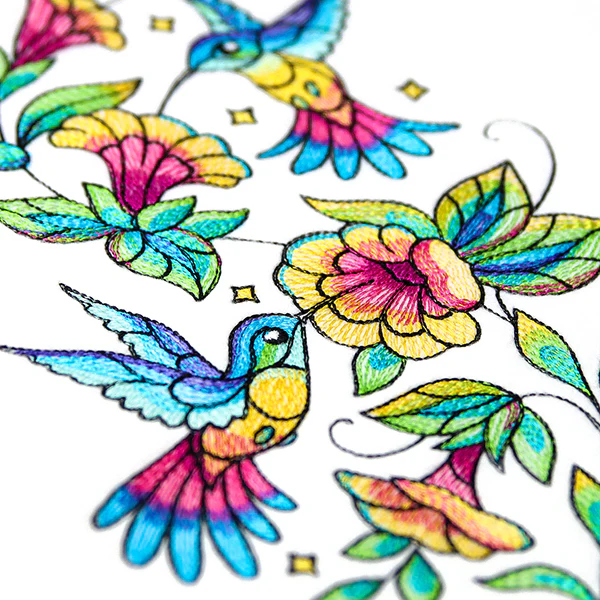 Color Theory Hummingbirds and Blooms - Image 4