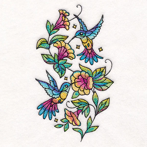 Color Theory Hummingbirds and Blooms - Image 5