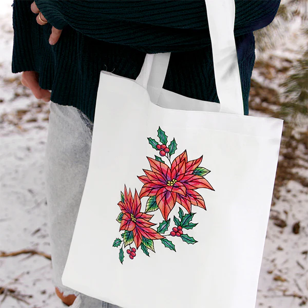 Color Theory Poinsettia Spray - Image 8